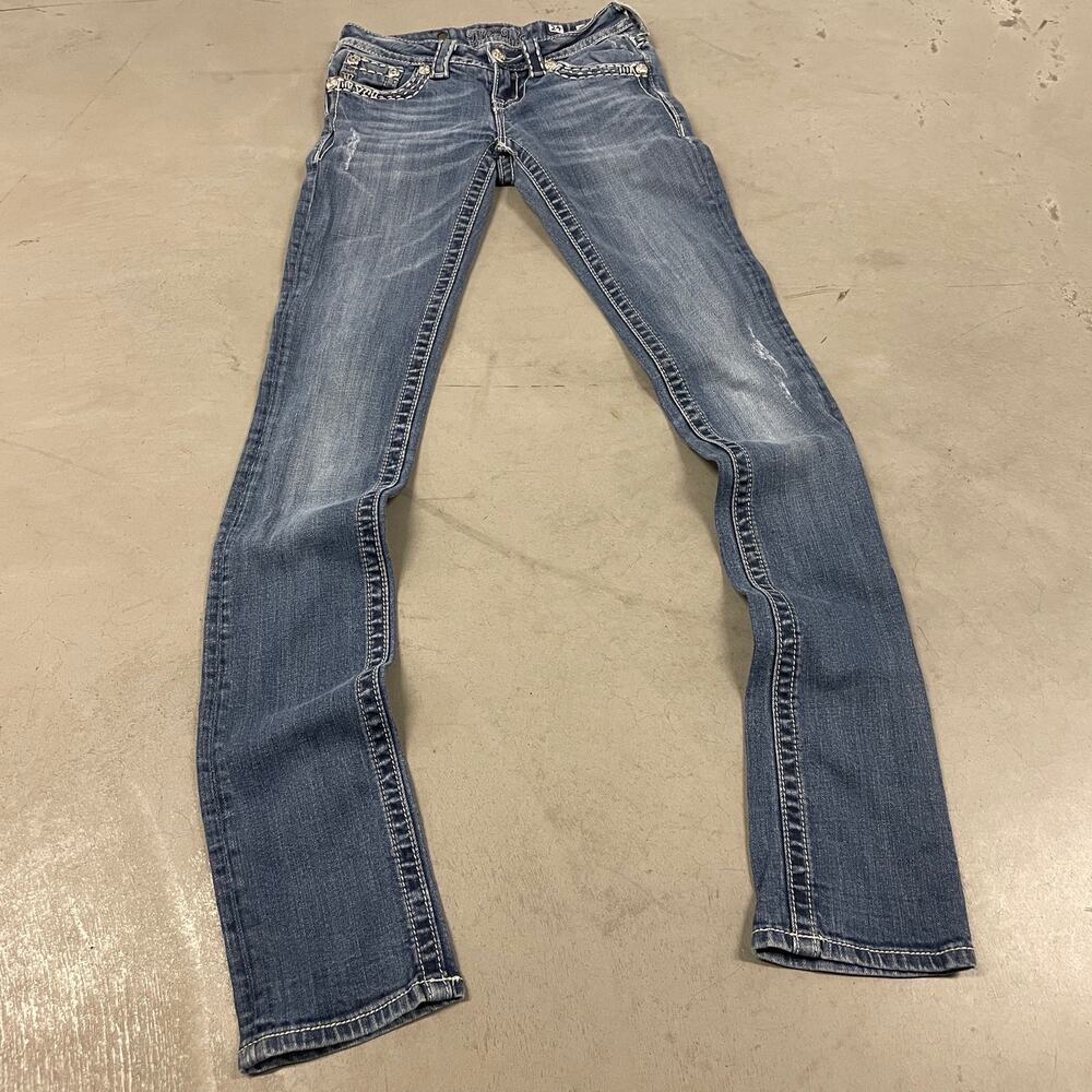 Y2K western miss me western jeans 24x37